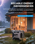 Dual-Fuel Inverter Generator Portable Quiet, 120V/230V/30A, AT6500DEi